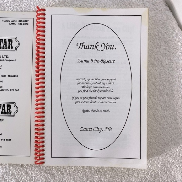 Vintage 1999 Firehouse Favourites Zama Fire & Rescue Cookbook - Picture 3 of 14